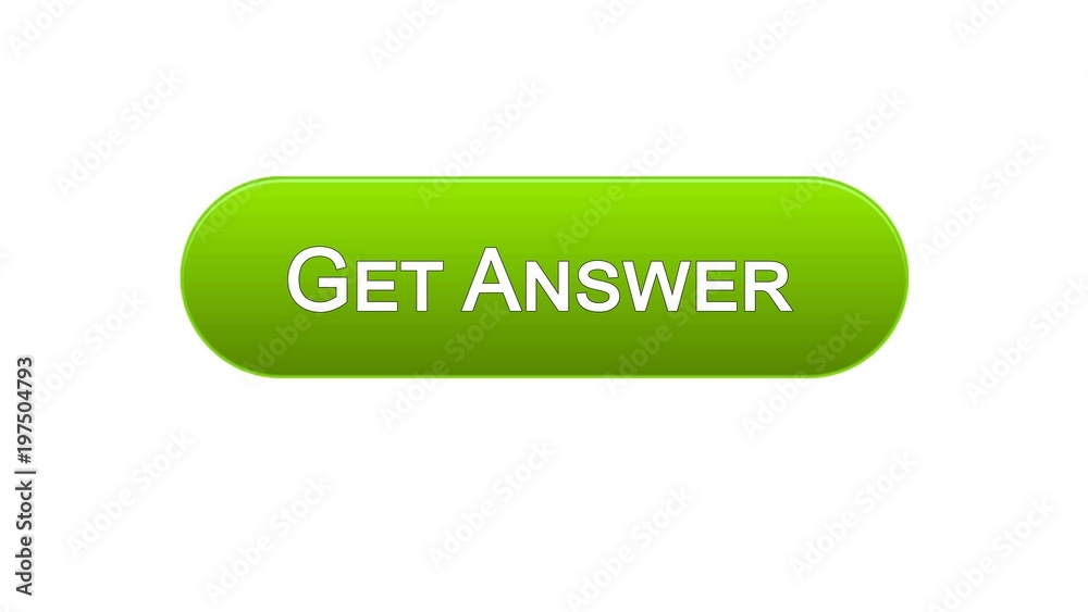 Get answer web interface button green color, online consultation, site design Get answer web interface button green color, online consultation, site design