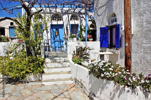 Traditional houses at Volax village, Tinos island, Cyclades islands, Greece. © Theastock