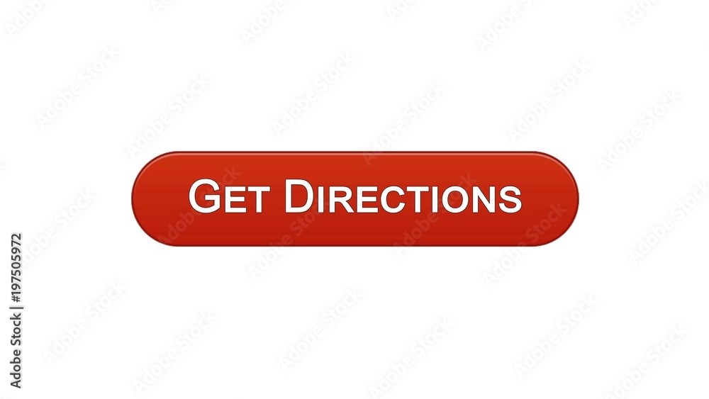 Get directions web interface button wine red, travel application, site design Get directions web interface button wine red, travel application, site design