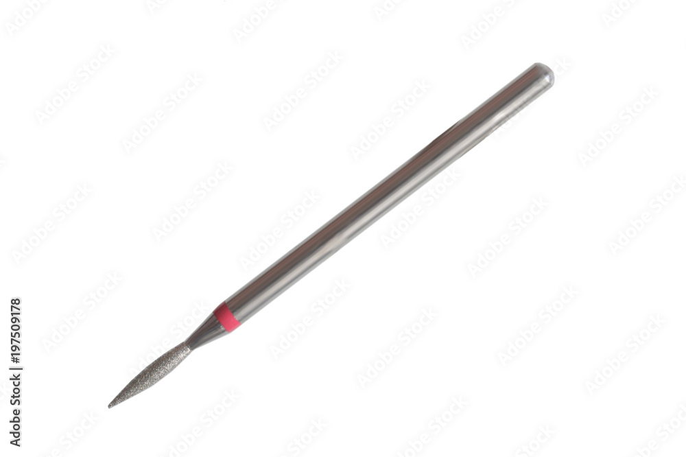 metal cutter for manicure and pedicure on a white background