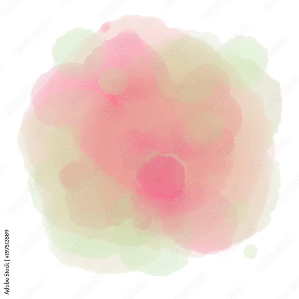 Soft pink-green watercolor background. Abstract background for you design
