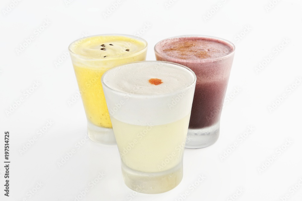 Pisco Sour, typical Peruvian drink, full of flavor and color. Pisco Sour, typical Peruvian drink, full of flavor and color.