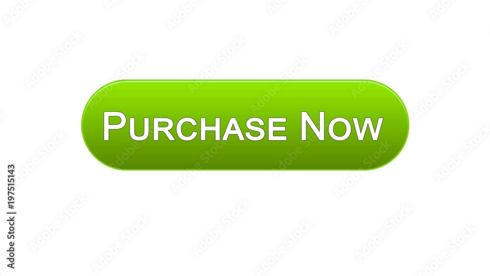 Purchase now web interface button green color, online shopping, marketing Purchase now web interface button green color, online shopping, marketing