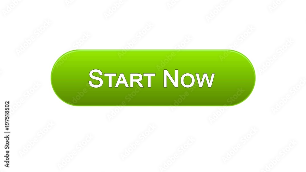 Start now web interface button green color, business development, innovation Start now web interface button green color, business development, innovation