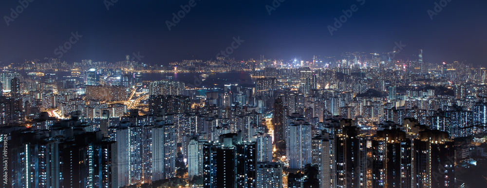 Great Cityscape, Night View, Cityscape, Hong Kong