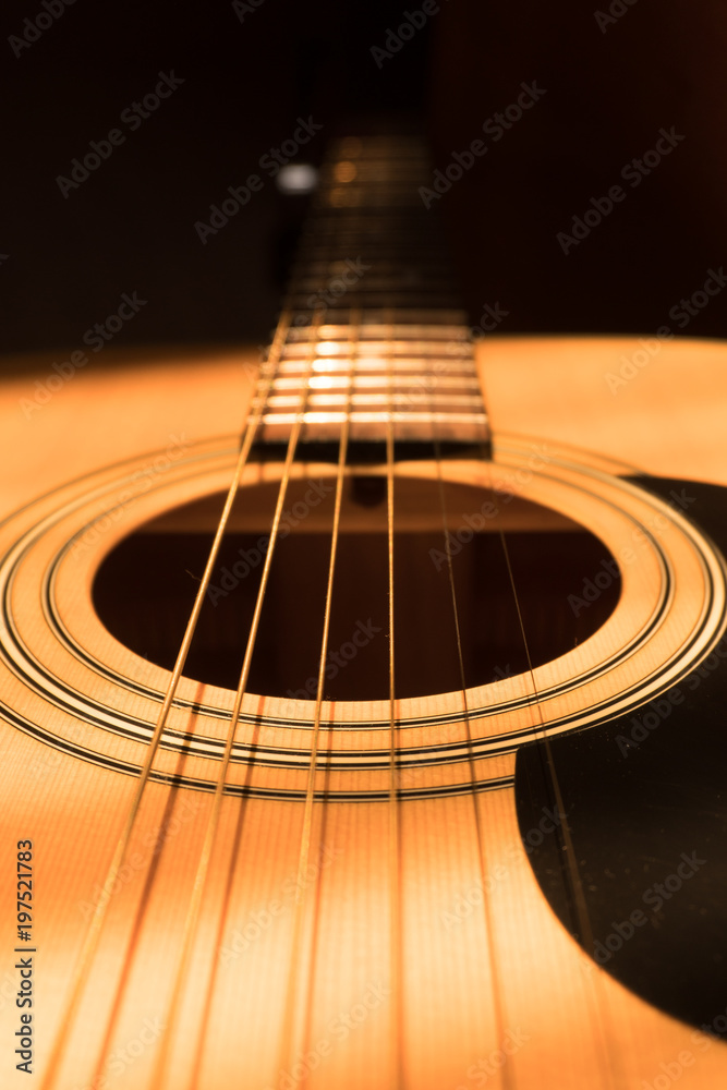 acoustic guitar in the light of the Sun acoustic guitar in the light of the Sun