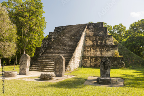Fotografie Complex Q Tikal Ruins Guatemala