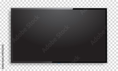 Realistic TV screen mock up