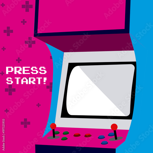 Press start to play arcade