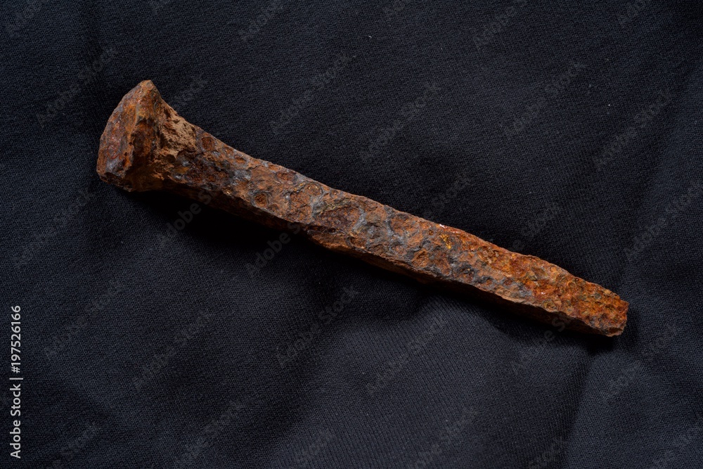 old railroad spike Stock Photo Adobe Stock