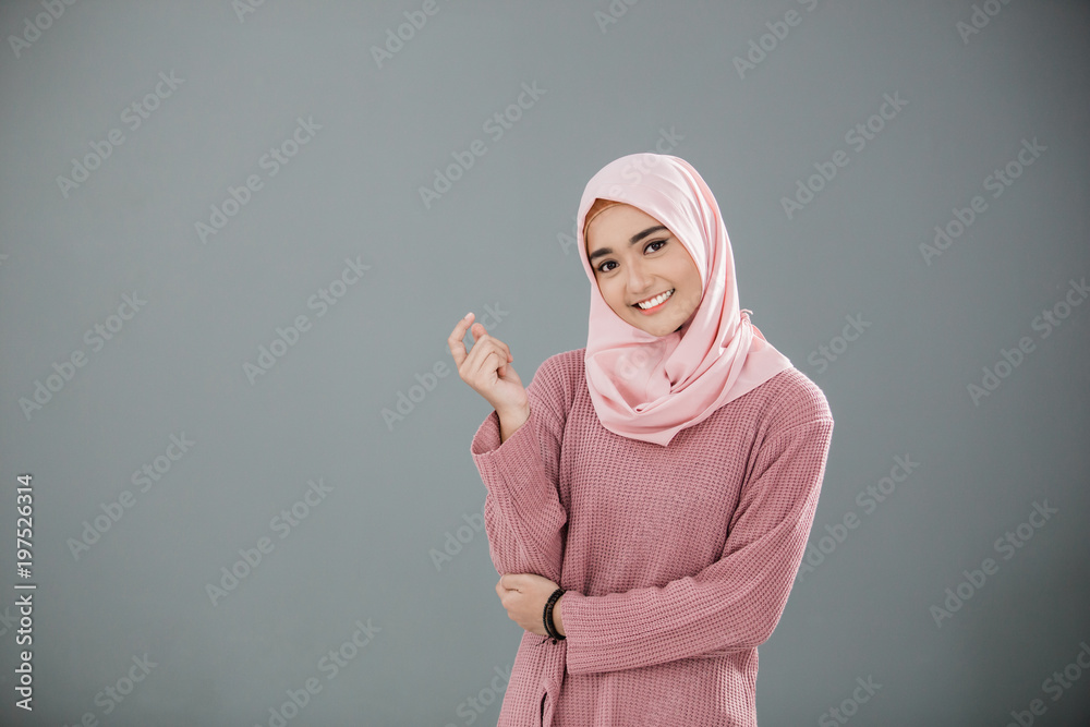Attractive asian muslim woman Attractive asian muslim woman