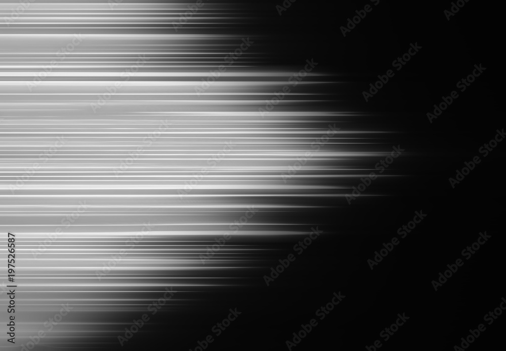 Horizontal black and white motion blur lines background Stock Illustration  | Adobe Stock