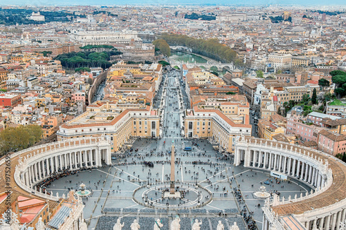 aerial view of Vatican city square  © cceliaphoto