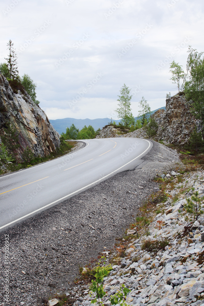 Mountain road, Norway