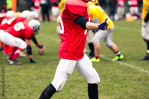 american football game - players in action © Melinda Nagy