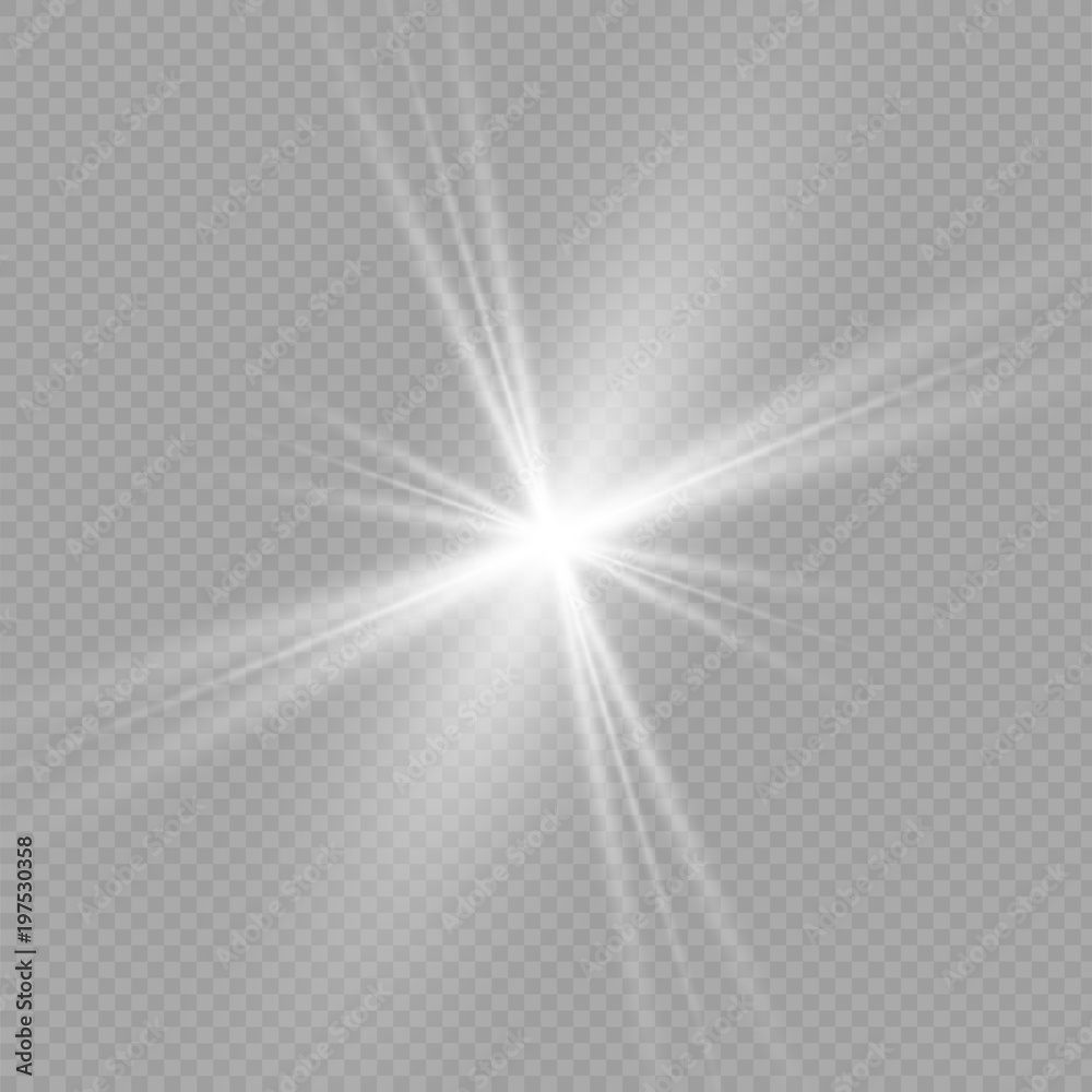 Light flare special effect. Illustration.