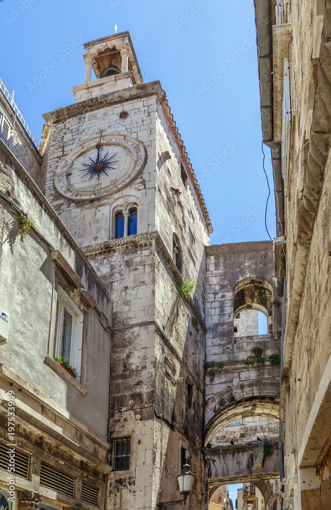 Clock tower, Split, Croatia
