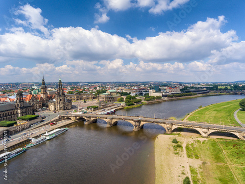Aerial view of Dresden, Germany