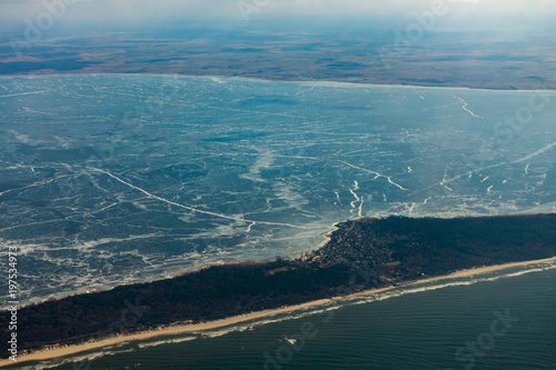 Photos Aerial view of Curonian Spit at winter