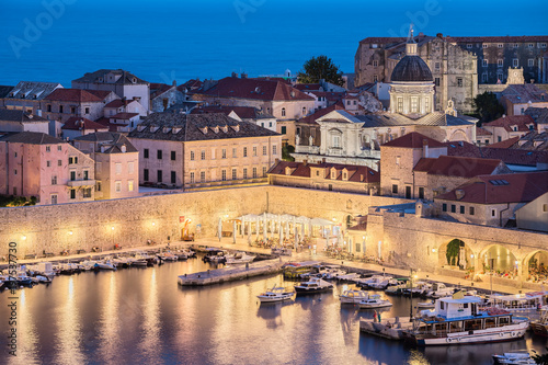 The Old Harbor of Dubrovnik in the Evening. © adamzoltan