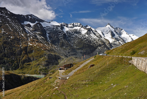 The Hohe Tauern Mountains above the Grossglockner Hochalpenstrasse.