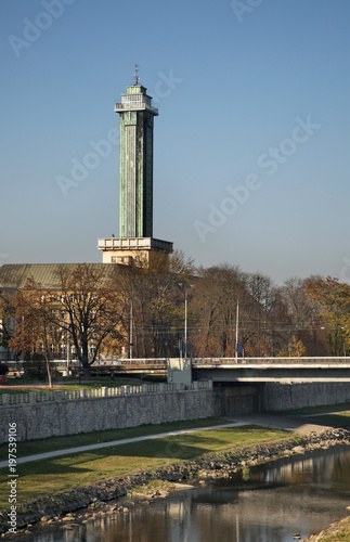 Viewing Tower of New City Hall in Ostrava. Czech Republic