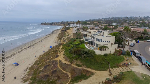 La Jolla Palisades Park, San Diego aerial view photo