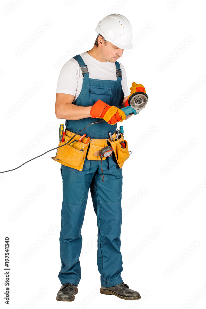 male builder or manual worker in helmet over white wall background. repair, construction, building, people and maintenance concept male builder or manual worker in helmet over white wall background. repair, construction, building, people and maintenance concept