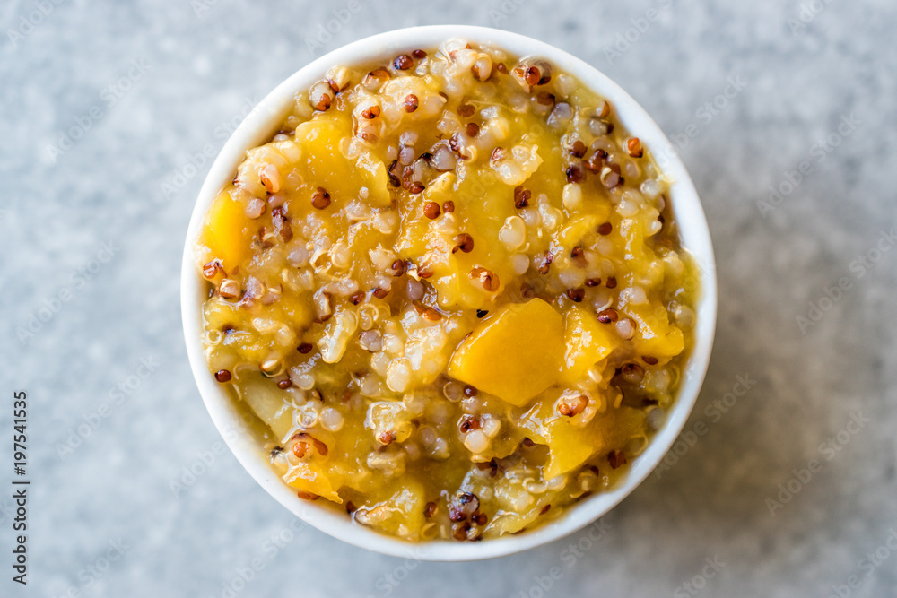 Acai Bowl / Quinoa with Tropical Fruits Mango, Papaya and Pineapple Acai Bowl / Quinoa with Tropical Fruits Mango, Papaya and Pineapple