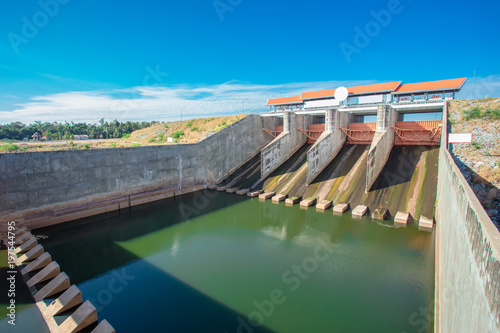 Flood, Thailand, Dam, Gate, Accidents and Disasters © weera