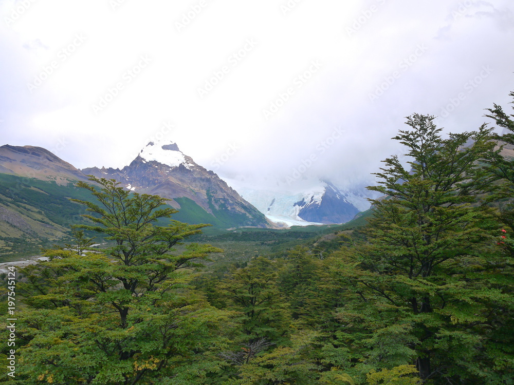 The Laguna Torre trail near El Chalten Patagonia Argentina