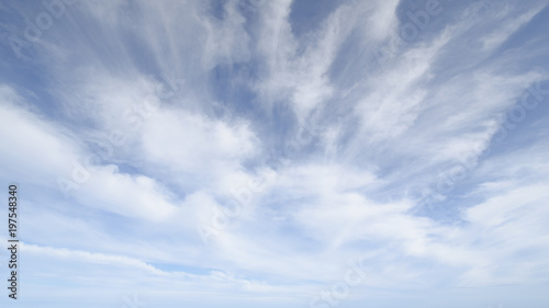 Clouds in blue sky photo