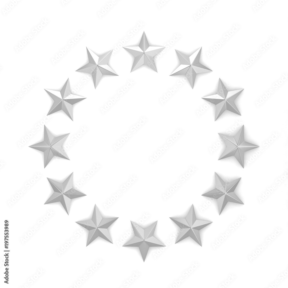 Stars in a circle shape