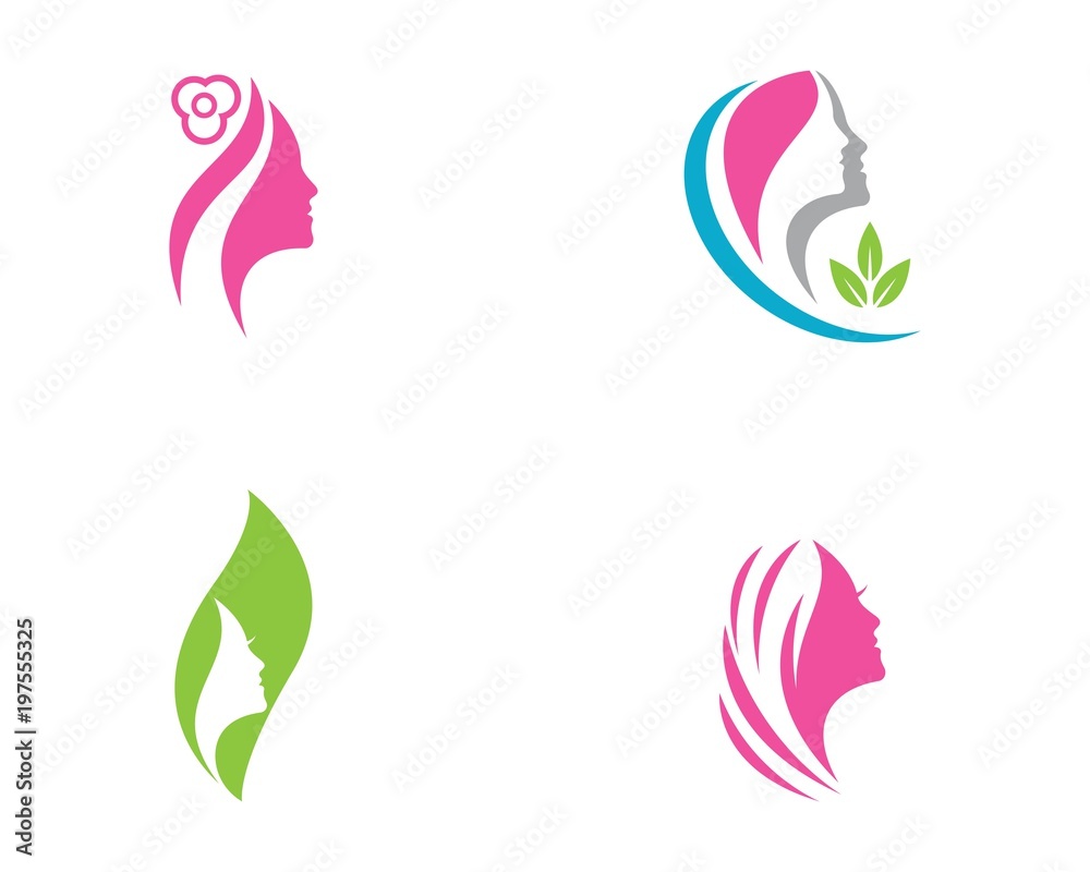 Women face silhouette Women face silhouette