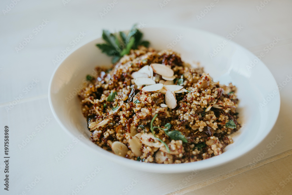 Sun-dried Tomato Lemon Almod Quinoa Salad Sun-dried Tomato Lemon Almod Quinoa Salad