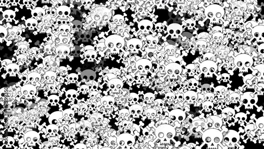Skull Background Loop Skull Background Loop