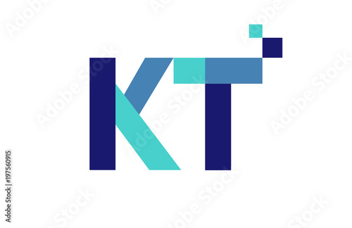 Free Download KT Digital Ribbon Letter Logo  - GFXLoad
