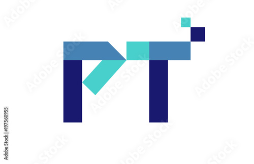 Free Download PT Digital Ribbon Letter Logo  - GFXLoad