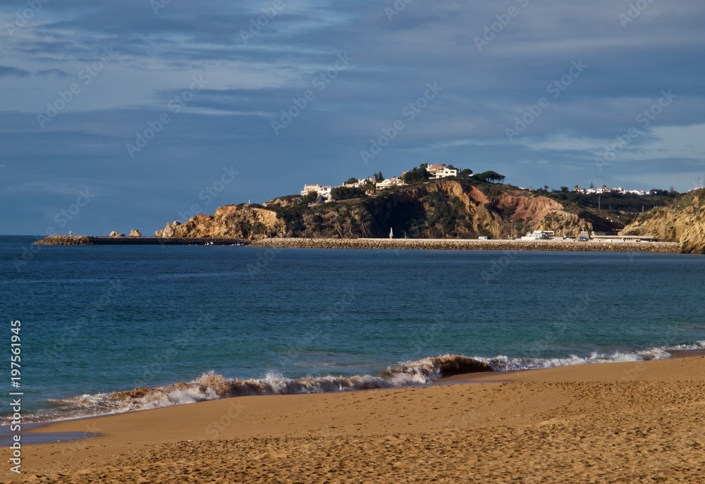Küstenlandschaft von Albufeira in Portugal
