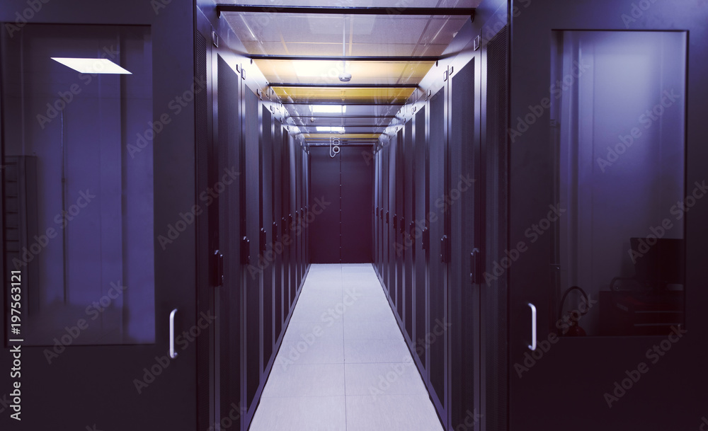 Obraz premium modern server room