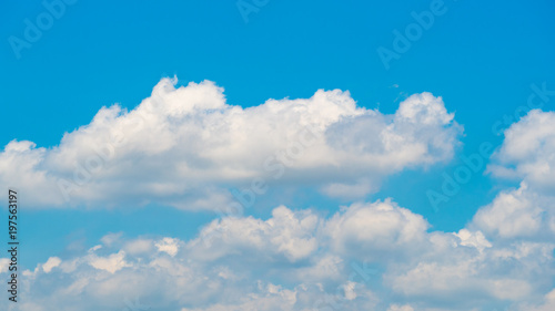 Blue sky and clouds