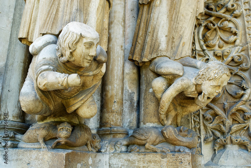 Photography Grotesques, Basilica of Saint Denis, Paris, France.
