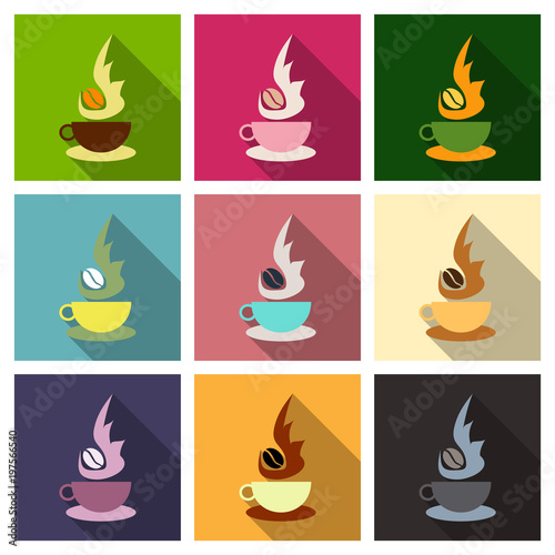 Authentic Italian espresso vintage . Coffee poster for cafe bar or restaurant. Drink vector illustration.