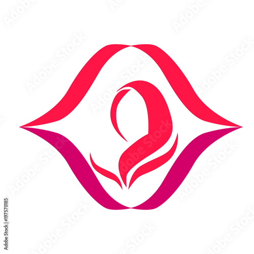 hijab muslimah logo design, hijab muslimah has mean great women with multitalents