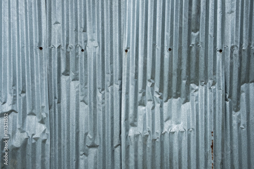 corrugated metal background - tin plate wall