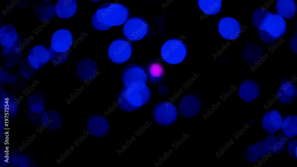 Movement of blurred lights in the darkness of the night Movement of blurred lights in the darkness of the night