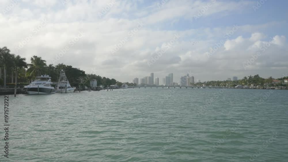 The Biscayne Bay in Miami The Biscayne Bay in Miami