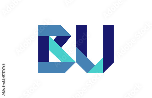 BU Ribbon Letter Logo Free Download BU Ribbon Letter Logo - GFXLoad