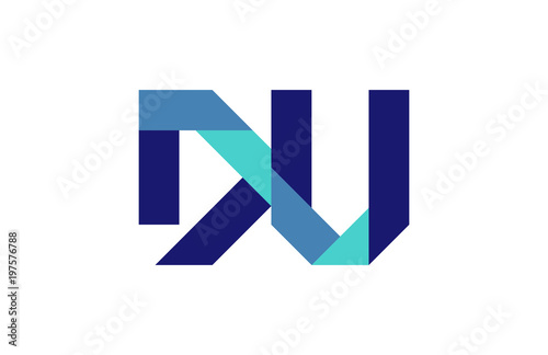 Free Download DU Ribbon Letter Logo - GFXLoad