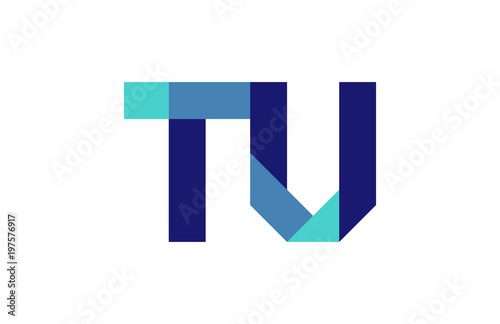 Free Download TU Ribbon Letter Logo - GFXLoad